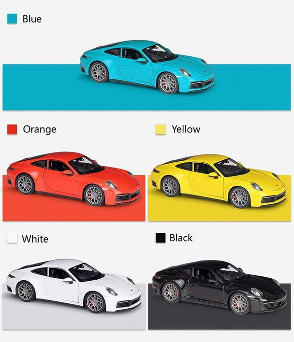 Planet Gates Diecast 1:24 Car Porsche 911 Carrera 4S Simulator Toy Sports Car Model Car Alloy Metal Toy Car For Childen Gift Collection