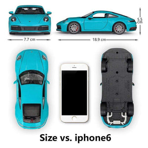 Planet Gates Diecast 1:24 Car Porsche 911 Carrera 4S Simulator Toy Sports Car Model Car Alloy Metal Toy Car For Childen Gift Collection