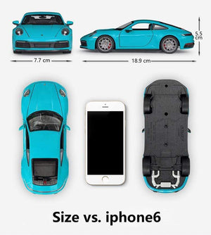 Planet Gates Diecast 1:24 Car Porsche 911 Carrera 4S Simulator Toy Sports Car Model Car Alloy Metal Toy Car For Childen Gift Collection