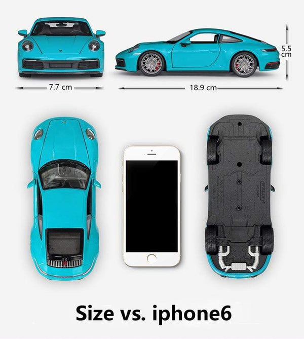 Planet Gates Diecast 1:24 Car Porsche 911 Carrera 4S Simulator Toy Sports Car Model Car Alloy Metal Toy Car For Childen Gift Collection