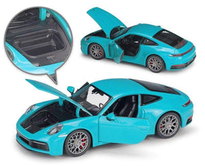 Planet Gates Diecast 1:24 Car Porsche 911 Carrera 4S Simulator Toy Sports Car Model Car Alloy Metal Toy Car For Childen Gift Collection