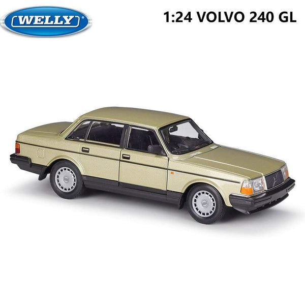 Planet Gates Diecast 1:24 Scale Car Classic VOLVO 240 GL High Simulation Model Car Alloy Metal Toy Car For Chlidren Gift Collection