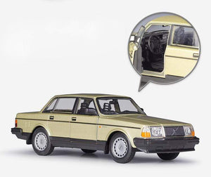 Planet Gates Diecast 1:24 Scale Car Classic VOLVO 240 GL High Simulation Model Car Alloy Metal Toy Car For Chlidren Gift Collection