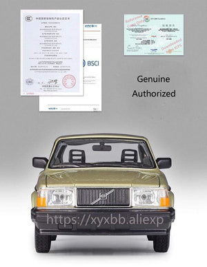 Planet Gates Diecast 1:24 Scale Car Classic VOLVO 240 GL High Simulation Model Car Alloy Metal Toy Car For Chlidren Gift Collection