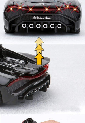 Planet Gates Diecast 1:28 Big Almost Real Car Model pick-up truck sound flashing machinery pull back wheels metal Alloy toy car for kids gift