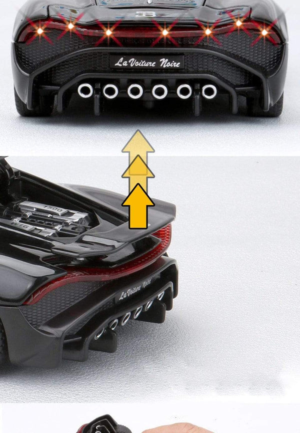 Planet Gates Diecast 1:28 Big Almost Real Car Model pick-up truck sound flashing machinery pull back wheels metal Alloy toy car for kids gift