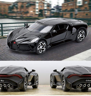 Planet Gates Diecast 1:28 Big Almost Real Car Model pick-up truck sound flashing machinery pull back wheels metal Alloy toy car for kids gift