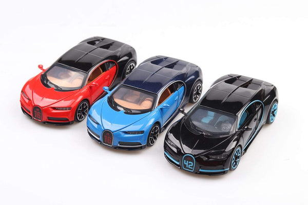 Planet Gates Diecast 1:32 Alloy Model Car Bugatti CHIRON Supercar Pull Back Metal Vehicle Collection Miniature Gifts for Children Boy's Toys