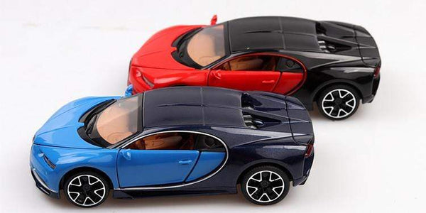 Planet Gates Diecast 1:32 Alloy Model Car Bugatti CHIRON Supercar Pull Back Metal Vehicle Collection Miniature Gifts for Children Boy's Toys