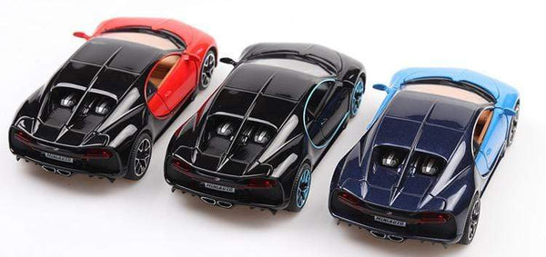 Planet Gates Diecast 1:32 Alloy Model Car Bugatti CHIRON Supercar Pull Back Metal Vehicle Collection Miniature Gifts for Children Boy's Toys