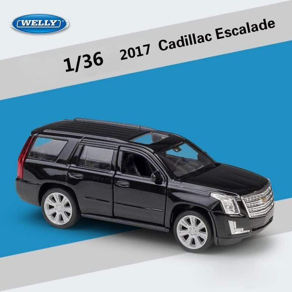 Planet Gates Diecast 1:36 Scale 2017 Cadillac Escalade SUV Simulator Pull Back Car Model Car Metal Alloy Toy Car Vehicle For Kids Gifts