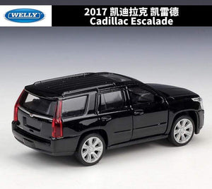 Planet Gates Diecast 1:36 Scale 2017 Cadillac Escalade SUV Simulator Pull Back Car Model Car Metal Alloy Toy Car Vehicle For Kids Gifts