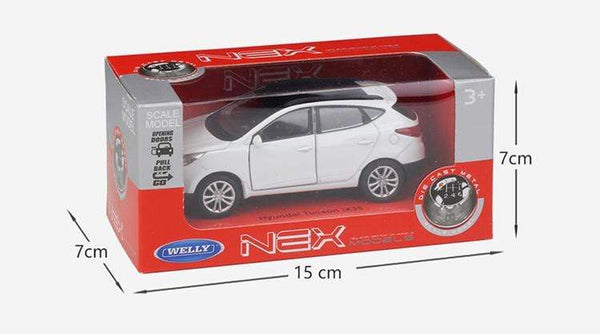 Planet Gates Diecast 1:36 Scale Model Car Hyundai Tucson IX35 SUV Pull Back Toy Vehicle Alloy Toy Metal Toy Car For Kid Gift Collection