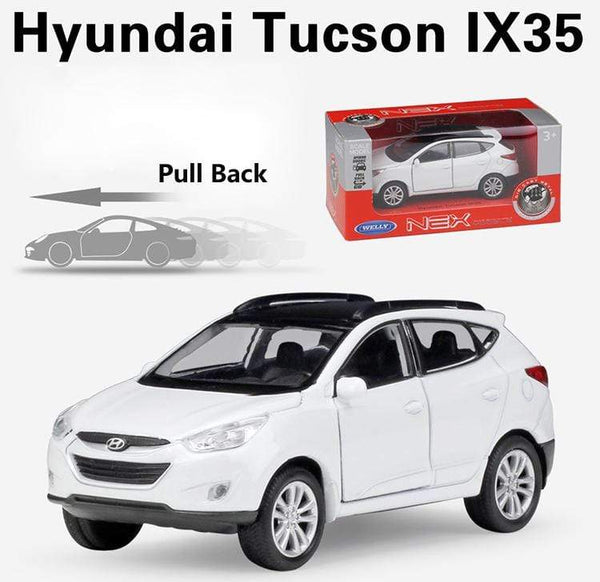 Planet Gates Diecast 1:36 Scale Model Car Hyundai Tucson IX35 SUV Pull Back Toy Vehicle Alloy Toy Metal Toy Car For Kid Gift Collection