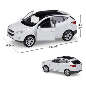 Planet Gates Diecast 1:36 Scale Model Car Hyundai Tucson IX35 SUV Pull Back Toy Vehicle Alloy Toy Metal Toy Car For Kid Gift Collection