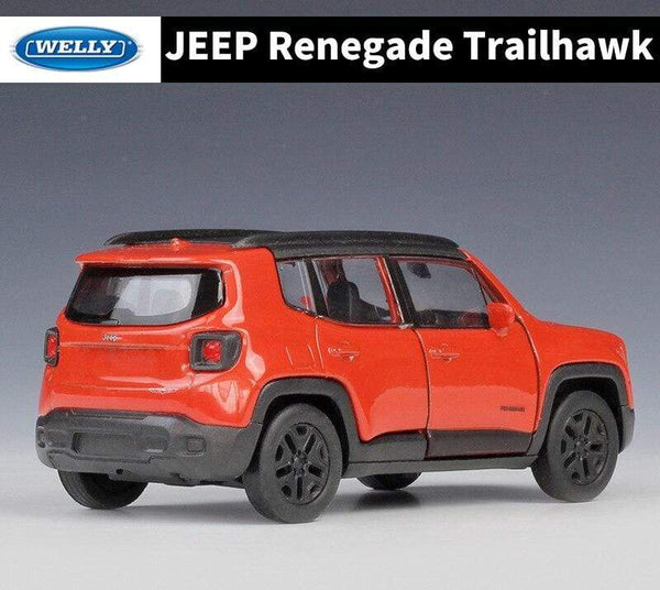 Planet Gates Diecast 1:36 Simulator JEEP Renegade Trailhawk SUV Off-Road Model Car Pull Back Car Metal Alloy Toy Car For Kid Collection
