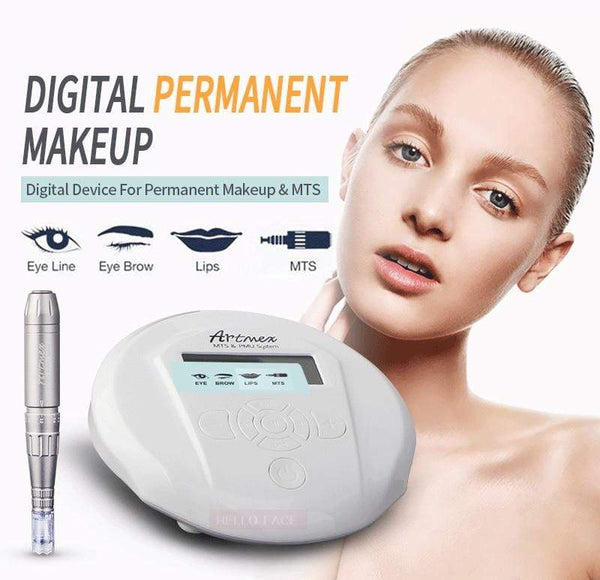 Planet Gates Digital Artmex V6 Permanent Makeup Tattoo Machine for Eyebrow,Eyeliner,Lip,Fine Hairlines Micropigmentation MTS PMU System