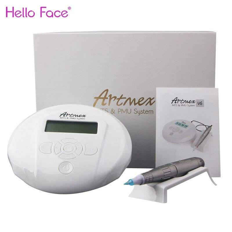 Planet Gates Digital Artmex V6 Permanent Makeup Tattoo Machine for Eyebrow,Eyeliner,Lip,Fine Hairlines Micropigmentation MTS PMU System
