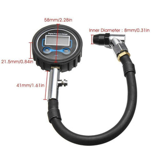 Planet Gates Digital Car Truck Vehicle Air Tire Pressure Inflator Gauge LCD Dial Meter Test Car Tire Pressure Gauge Meter
