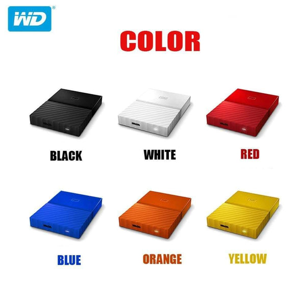 Digital My Passport HDD 1TB 2TB 4TB USB 3.0 Portable External Hard Drive Disk with HDD Cable Windows Mac