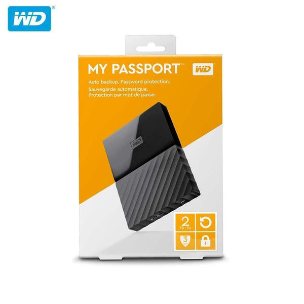 Digital My Passport HDD 1TB 2TB 4TB USB 3.0 Portable External Hard Drive Disk with HDD Cable Windows Mac