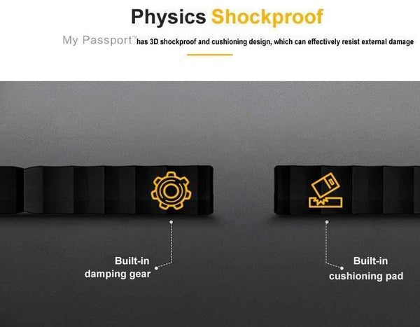 Digital My Passport HDD 1TB 2TB 4TB USB 3.0 Portable External Hard Drive Disk with HDD Cable Windows Mac