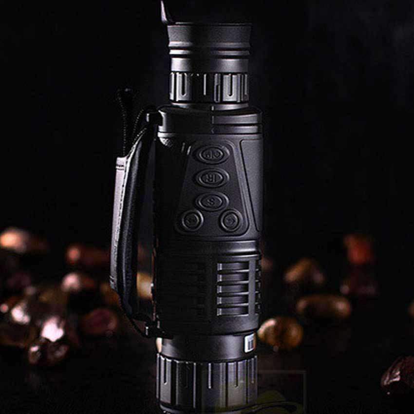 Planet Gates Digital Night Vision Monocular IR Wildlife 5x40mm 5MP HD Camera Hunting Infrared 850NM Night Vision Telescope