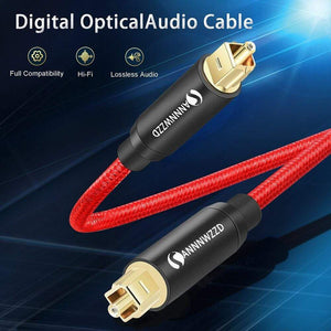 Planet Gates Digital Optical Audio Cable Toslink SPDIF Coaxial Cable for Amplifiers Blu-ray Player Xbox 360 Soundbar Fiber Cable