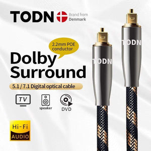 Planet Gates Digital Optical Audio Toslink Cable Hi-end Fiber Optic Audio Cable for HIFI Video DVD TV DTS Dolby 5.1 7.1