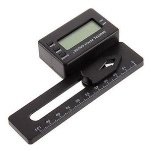 Planet Gates Digital Pitch Gauge RC Logger Propellers Tester With LCD Display for Main Blade Align RC Helicopter Models Without Battery