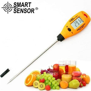 Digital Probe-type Thermometer W/ Stainless Steel Probe Kitchen Temperature Tester Tools Refrigeration, Heating, Food Processing (AR212)
