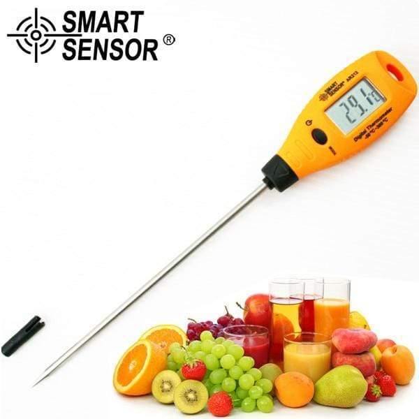 Digital Probe-type Thermometer W/ Stainless Steel Probe Kitchen Temperature Tester Tools Refrigeration, Heating, Food Processing (AR212)