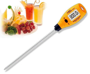 Digital Probe-type Thermometer W/ Stainless Steel Probe Kitchen Temperature Tester Tools Refrigeration, Heating, Food Processing (AR212)