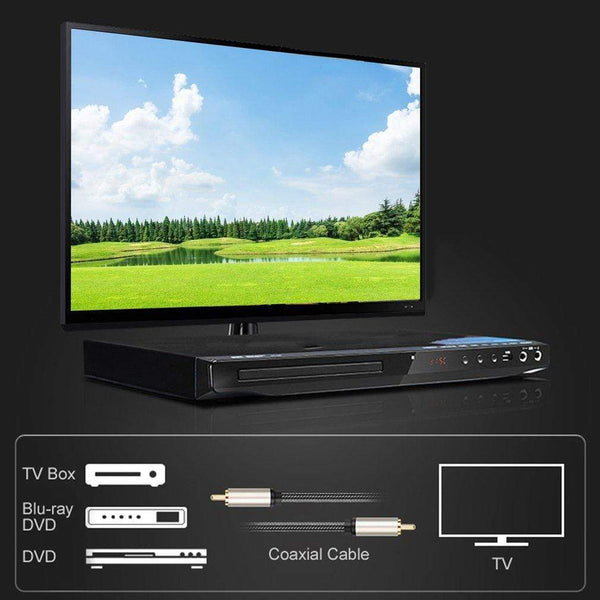 Planet Gates Digital RCA To RCA Male Coaxial Coax Audio Cable TV Subwoofer Cord Gold Plated High-fidelity Coaxial Coax Audio Cable