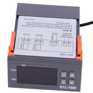 Planet Gates Digital Thermostat Temperature Regulator Controller 12V 24V 220V Thermoregulator, Room Thermostat Incubator Termometro STC 1000