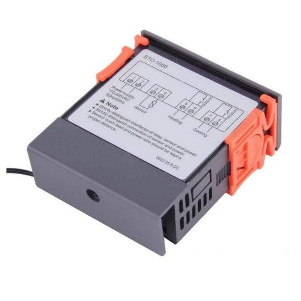 Planet Gates Digital Thermostat Temperature Regulator Controller 12V 24V 220V Thermoregulator, Room Thermostat Incubator Termometro STC 1000