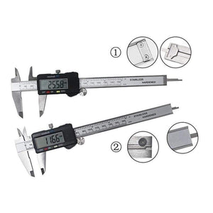 Planet Gates Digital Vernier Caliper 6 Inch 150mm Stainless Steel Electronic Caliper Micrometer Depth Measuring Tools