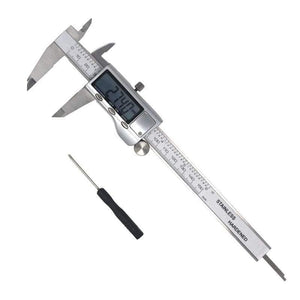 Planet Gates Digital Vernier Caliper 6 Inch 150mm Stainless Steel Electronic Caliper Micrometer Depth Measuring Tools