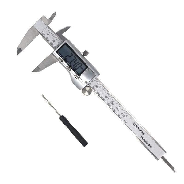 Planet Gates Digital Vernier Caliper 6 Inch 150mm Stainless Steel Electronic Caliper Micrometer Depth Measuring Tools