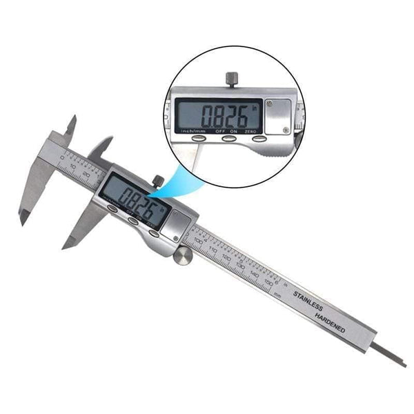 Planet Gates Digital Vernier Caliper 6 Inch 150mm Stainless Steel Electronic Caliper Micrometer Depth Measuring Tools