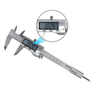 Planet Gates Digital Vernier Caliper 6 Inch 150mm Stainless Steel Electronic Caliper Micrometer Depth Measuring Tools