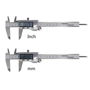 Planet Gates Digital Vernier Caliper 6 Inch 150mm Stainless Steel Electronic Caliper Micrometer Depth Measuring Tools