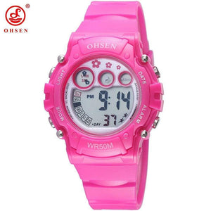 Planet Gates Digital Watch Sport Watch Boys Girls Children Alarm Date LED Back Light Chronograph Wristwatch Xmas Gifts for Kids
