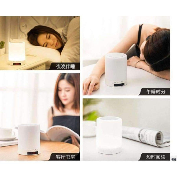 Planet Gates Dimmable Touch Light Bedside lamp Kids ChildrenClock Adult Nightlight Bedroom Living Room Baby Nursery Night Light Music Player