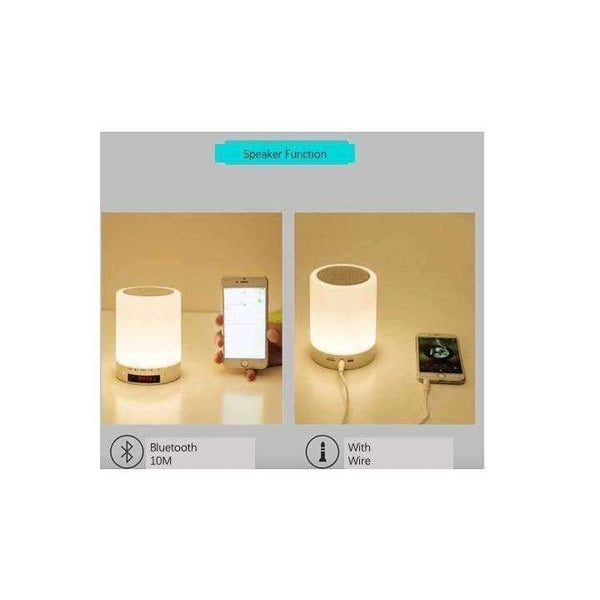 Planet Gates Dimmable Touch Light Bedside lamp Kids ChildrenClock Adult Nightlight Bedroom Living Room Baby Nursery Night Light Music Player