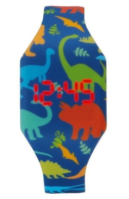Planet Gates Cartoon Children's Watches Cute led Watch Quartz Analog Student flamingo, dinosaur, leopard print watch