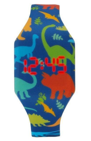 Planet Gates Dinasaur Cartoon Children's Watches Cute led Watch Quartz Analog Student flamingo, dinosaur, leopard print watch
