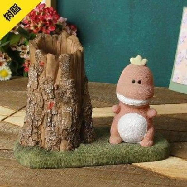 Planet Gates Dinosaur 1 / China Cute Pen Holder Rabbit/Cactus/Unicorn Pencil Holder Kawaii Desk Accessories Office Stationery Desk Organizer