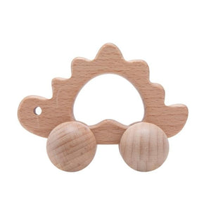 Planet Gates Dinosaur style Wooden Child Block For Babies BPA Free Organic Beech Animal Shape Baby Toy Car Montessori Toys Brain Game Handmade Crafts Gifts