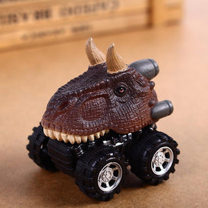 Planet Gates Dinosaur Toys Clockwork Pull Back  Dino Model Animal Vehicles Truck Hobby Educational Mini Kids Toys For Boys